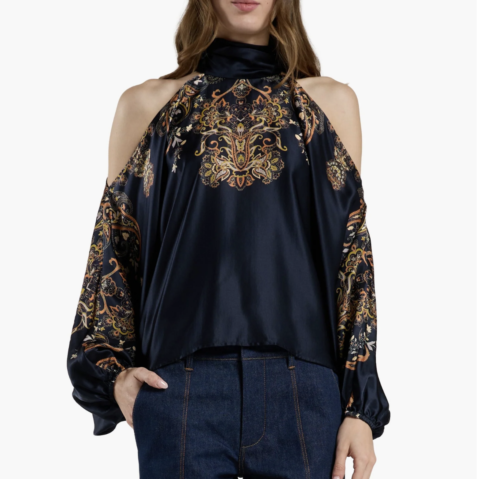 CHRISTY LYNN NICOLETTE TOP - MONTARA NAVY