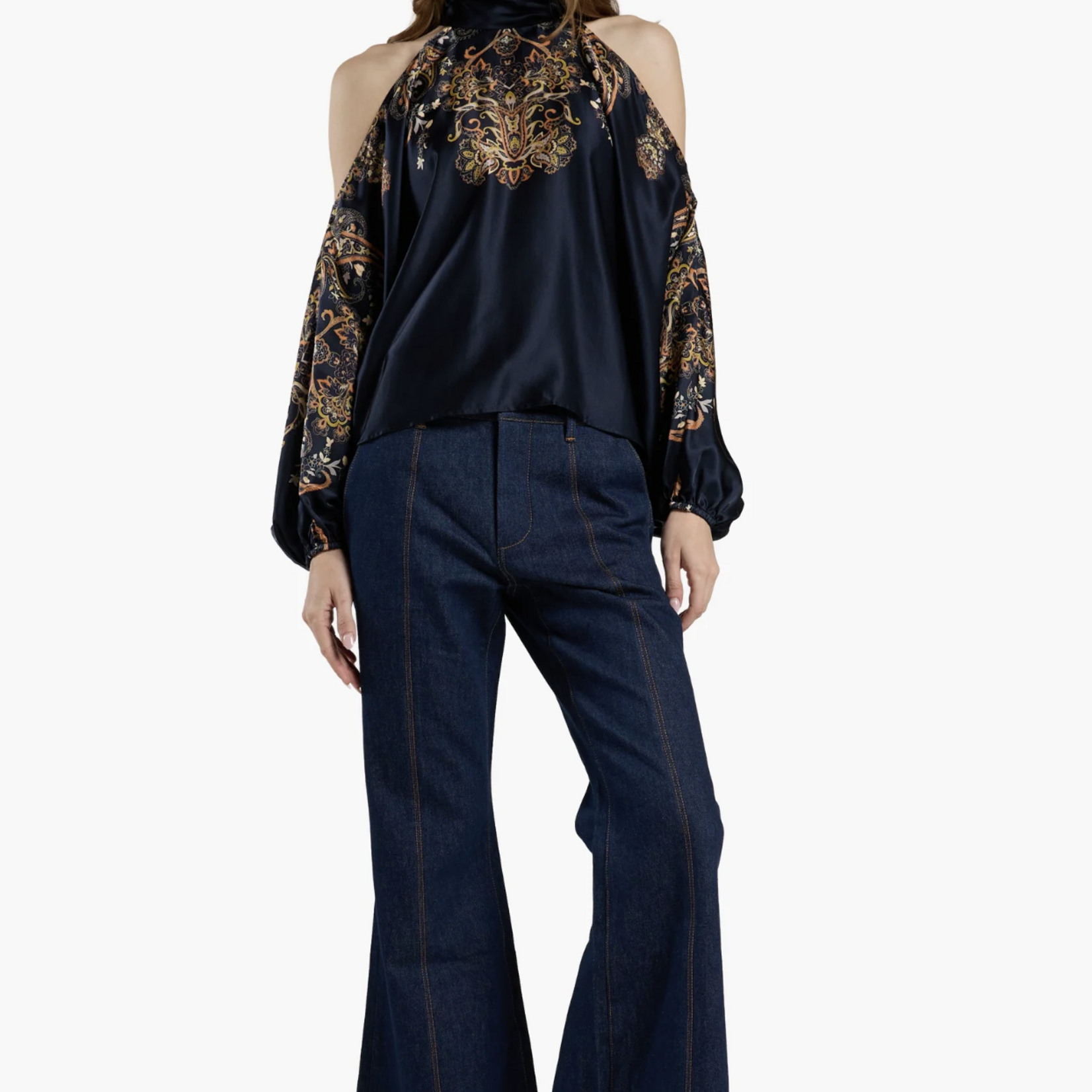 CHRISTY LYNN NICOLETTE TOP - MONTARA NAVY
