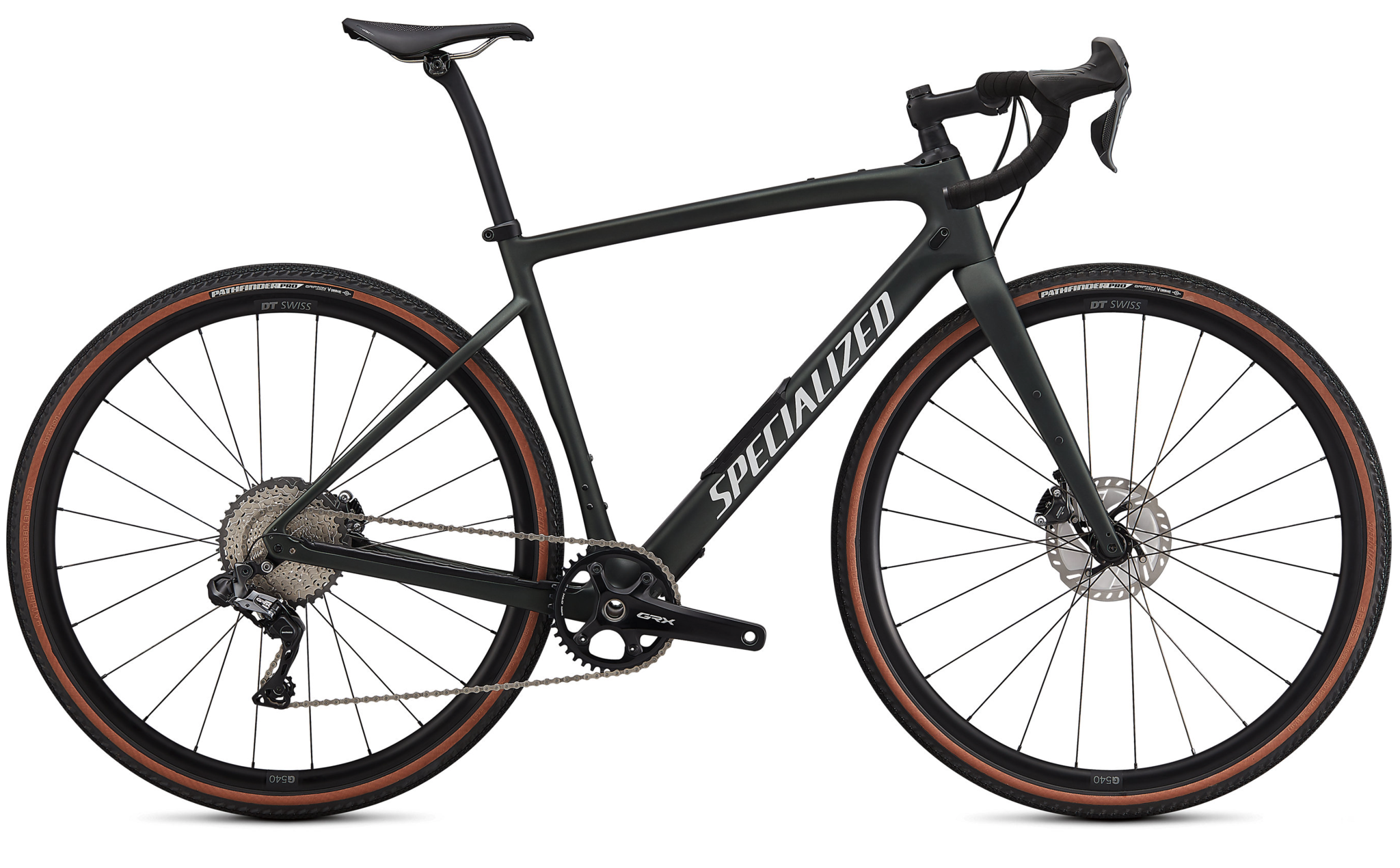 specialized matte black road bike