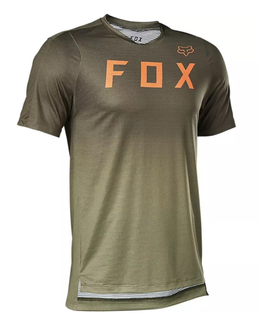 Fox Racing Flexair Short Sleeve Jersey (Black) (L) Dan's