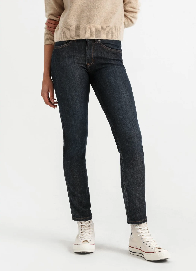 DUER Women's Fireside Denim Slim Straight | Dunbar & Corsa Cycles ...