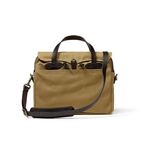 FILSON Original Briefcase Tan  - Brass