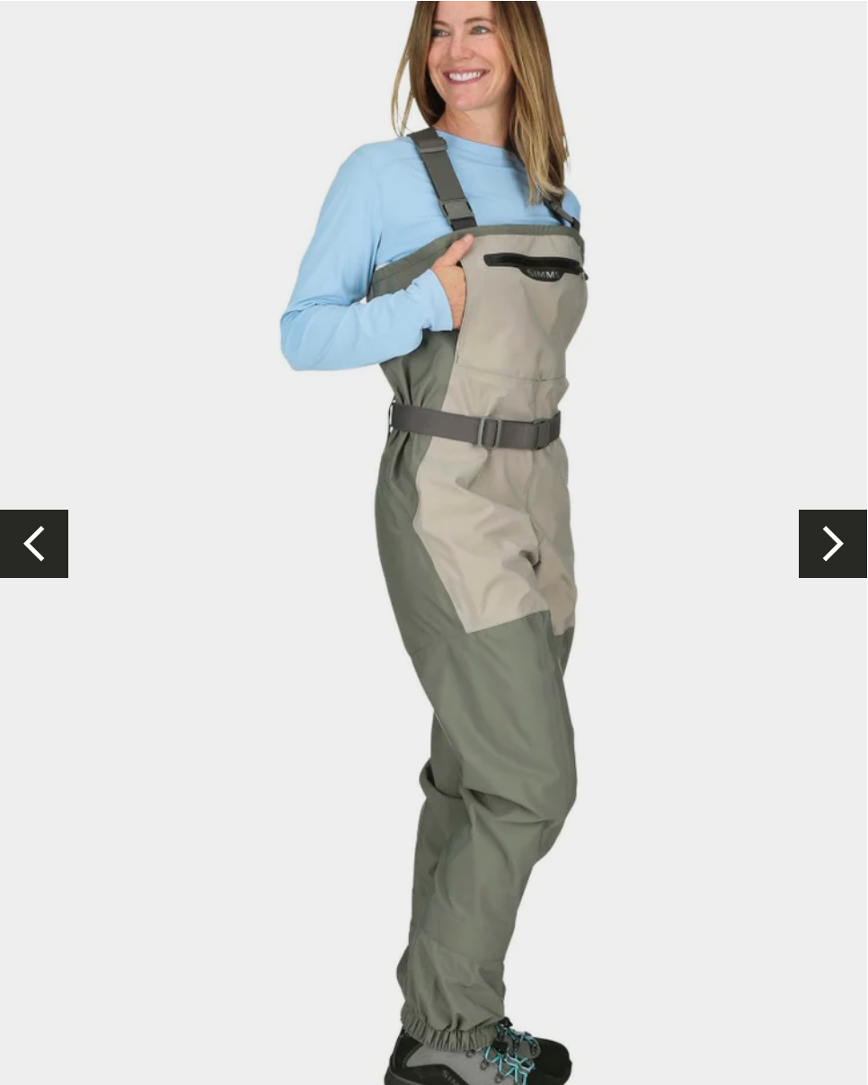 Simms Women's Freestone Stockingfoot Waders - Striker Grey