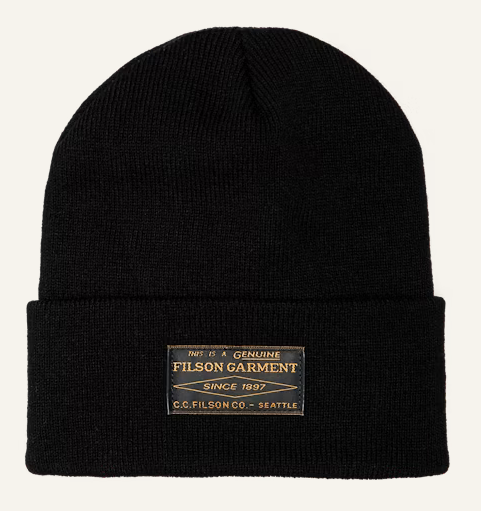 FILSON BALLARD WATCH CAP BLACK