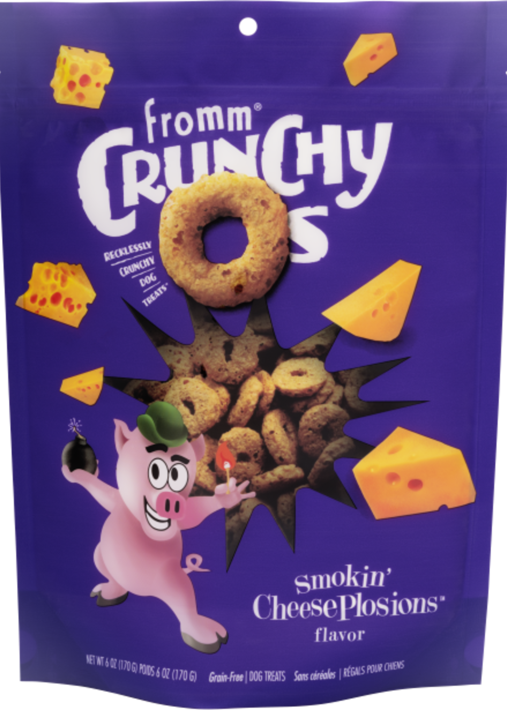 Fromm® Fromm Crunchy Os Smokin' CheesePlosions® 6oz