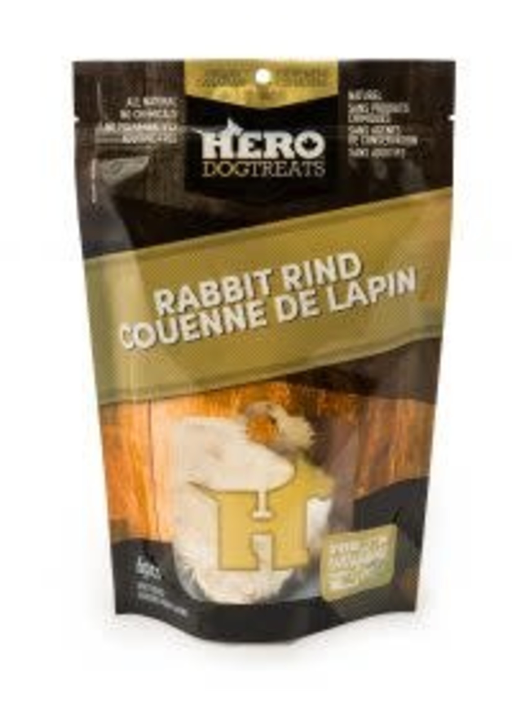 HeroDogTreats™ Hero Dog Treats Dehydrated Rabbit Rind 6pcs