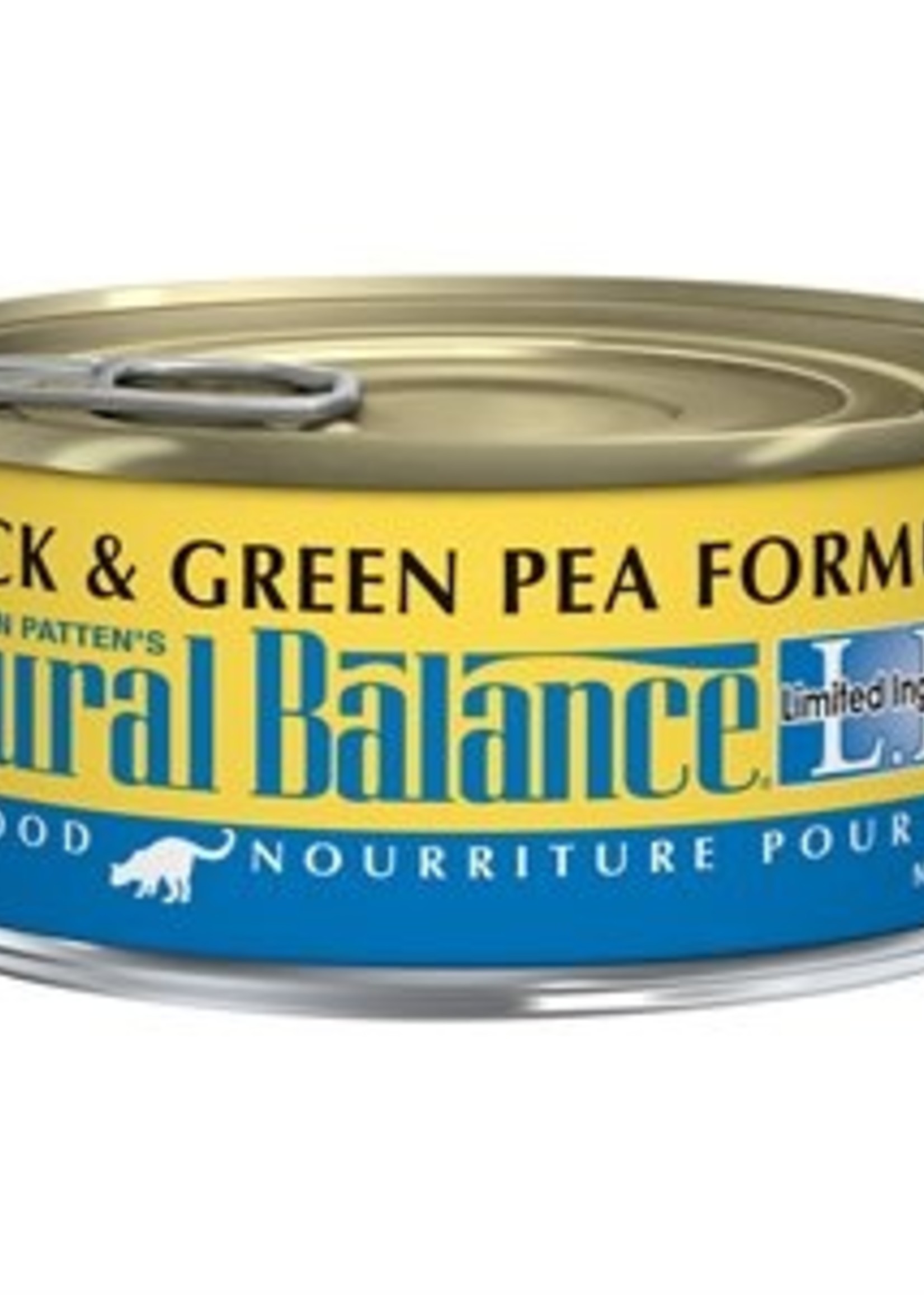 Natural Balance® NATURAL BALANCE L.I.D. DUCK & GREEN PEA FORMULA 5.5oz