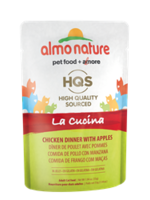 Almo Nature© HQS La Cucina Chicken Dinner with Apple in Jelly 55g