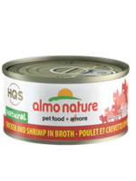 Almo Nature© HQS Natural Chicken and Shrimp in Broth 70g
