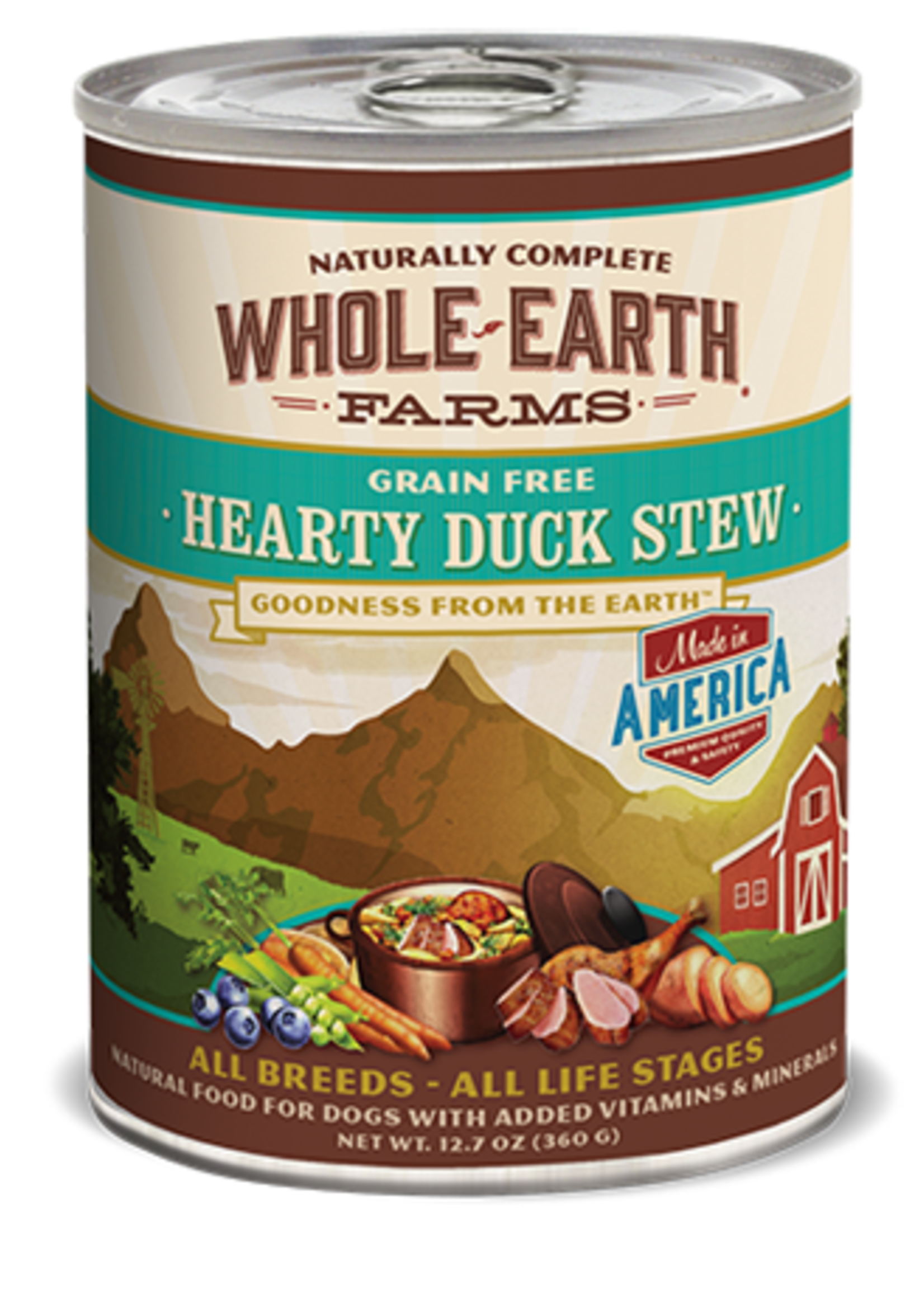 Merrick® MERRICK WHOLE EARTH FARMS GRAIN FREE HEARTY  DUCK STEW RECIPE 12.7oz