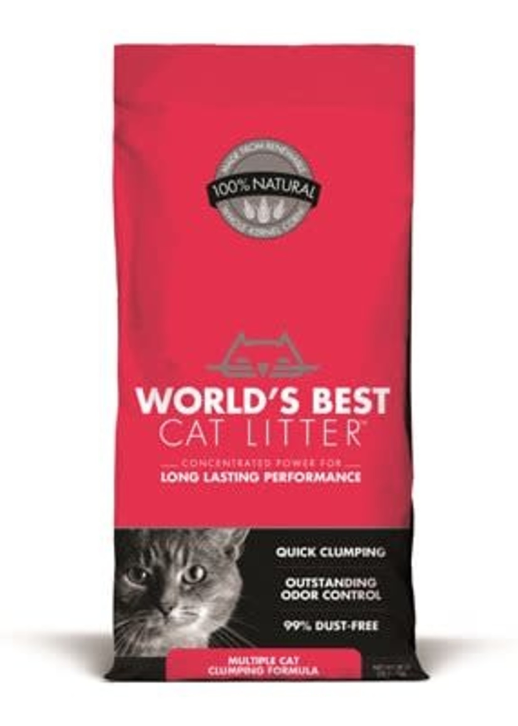 World's Best Cat Litter™ WORLD'S BEST LITTER MULTIPLE CAT CLUMPING 28lbs
