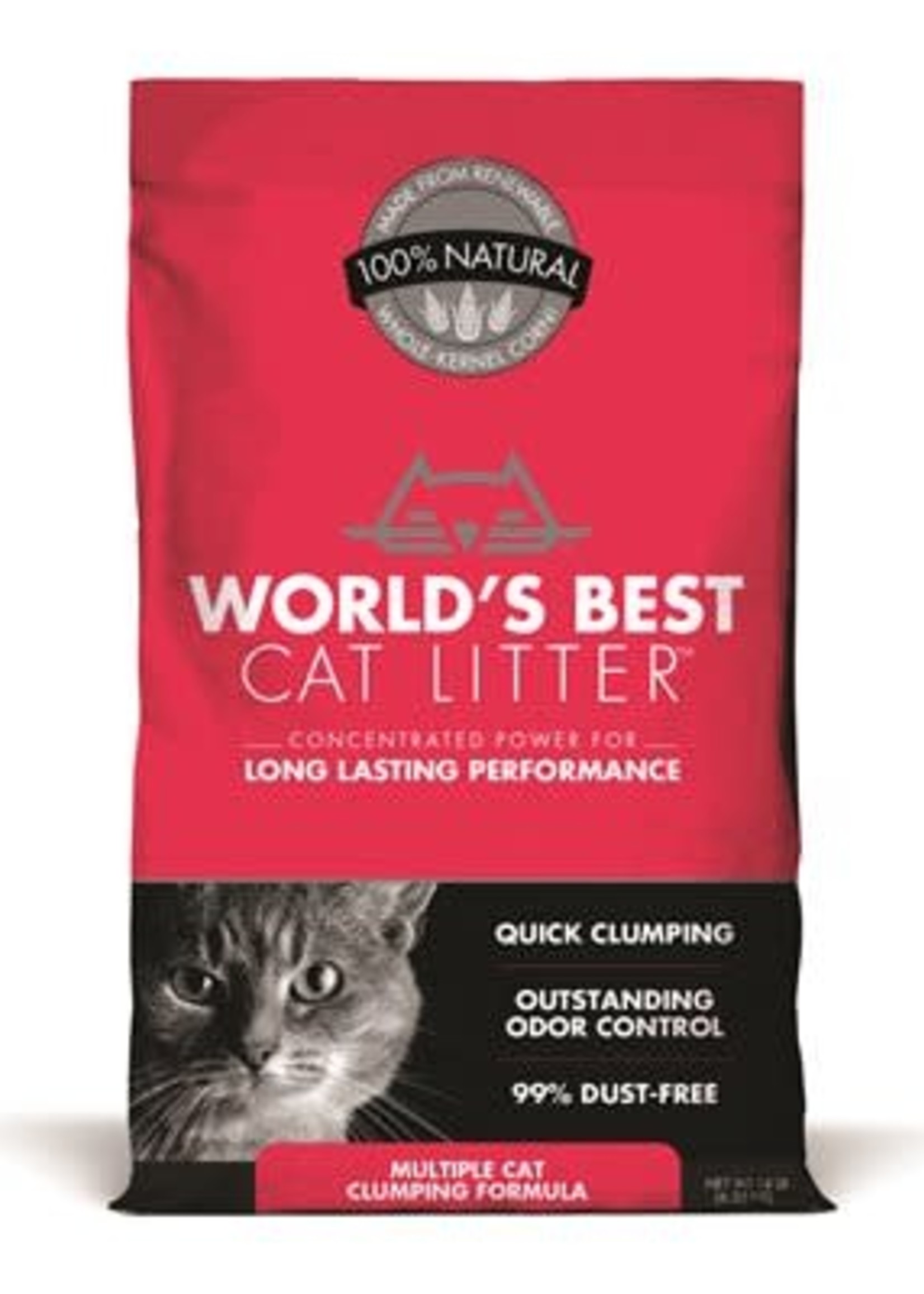 World's Best Cat Litter™ WORLD'S BEST LITTER MULTIPLE CAT CLUMPING 14LBS