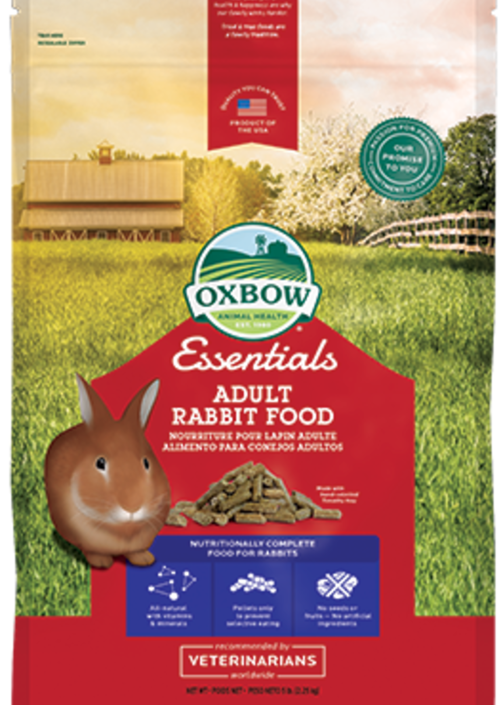 Oxbow Animal Health™ Oxbow™ Essentials Adult Rabbit Food 25lbs