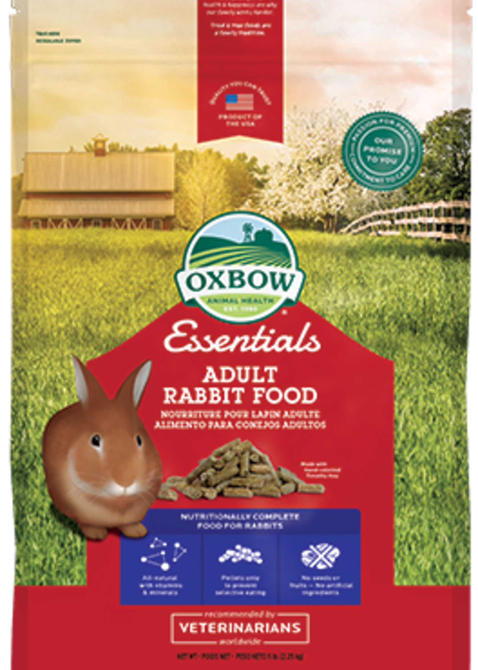 Oxbow Animal Health™ Oxbow Essentials Adult Rabbit Food 10lbs