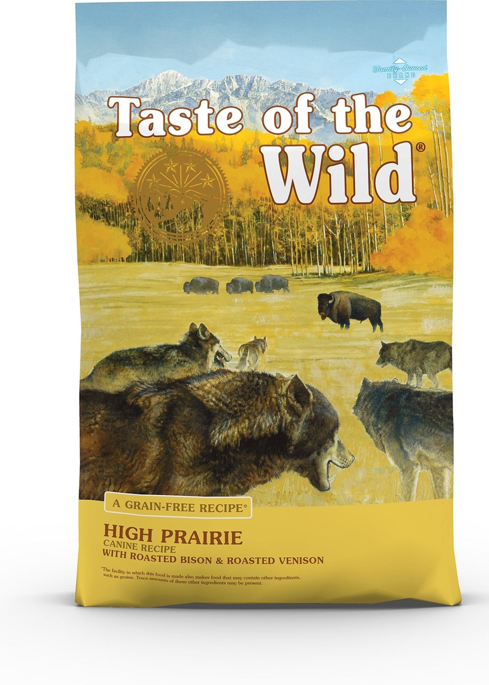 Taste of the Wild® TASTE OF THE WILD HIGH PRAIRIE GF RECIPE w/ROASTED BISON & ROASTED VENISON 28lbs