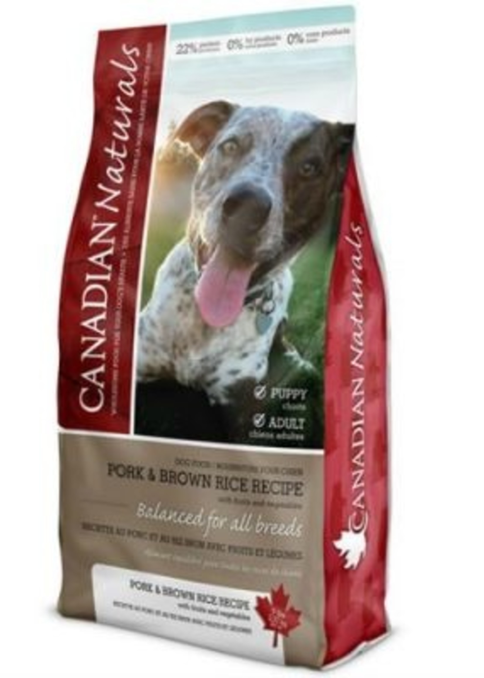 Canadian Naturals® Canadian Naturals  Value Series Pork & Brown Rice Receipe 30lbs