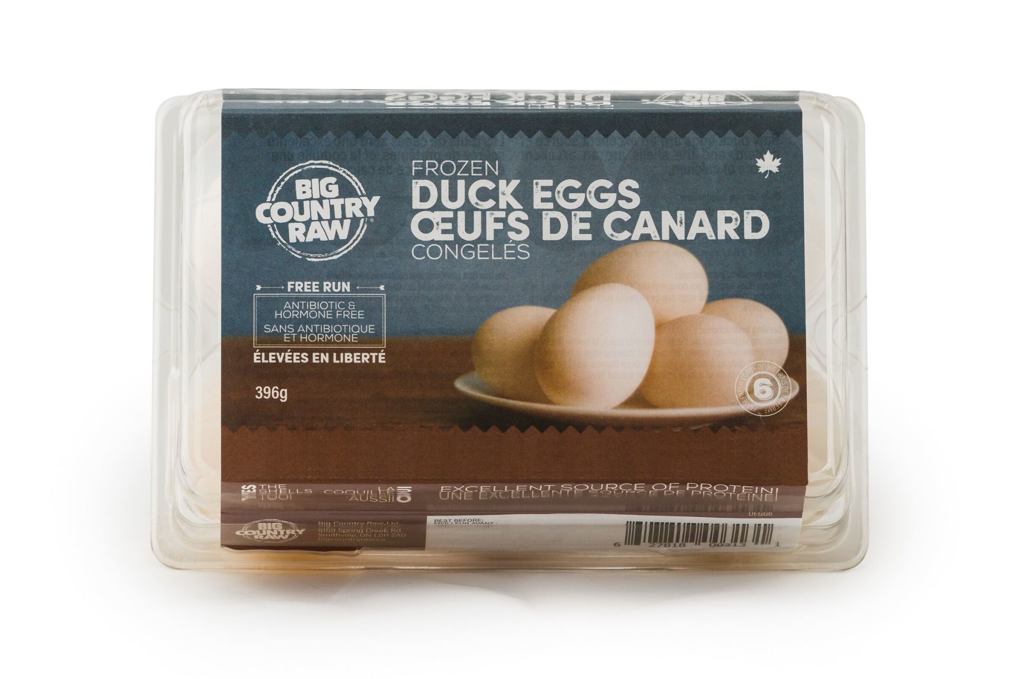 BIG COUNTRY RAW FROZEN DUCK EGGS 6x Live Right Pet Supplies