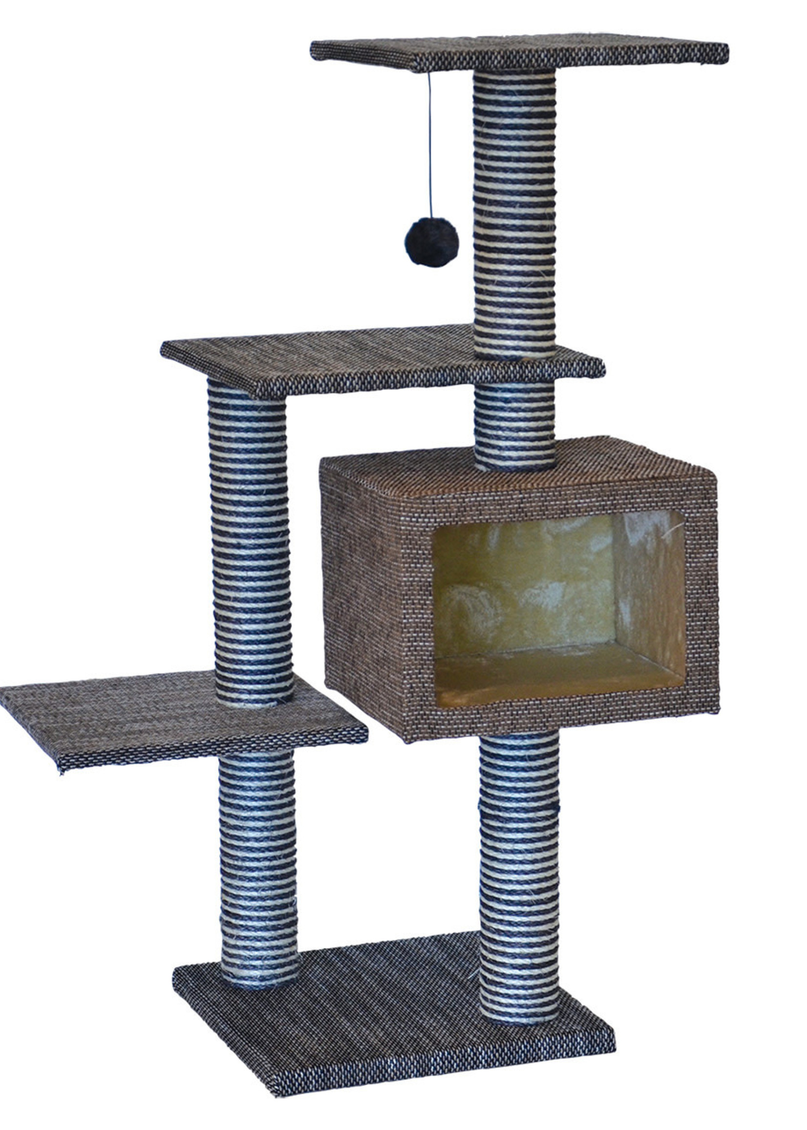 Animal Treasures Animal Treasures Cat Tree - Tri-Level 43"