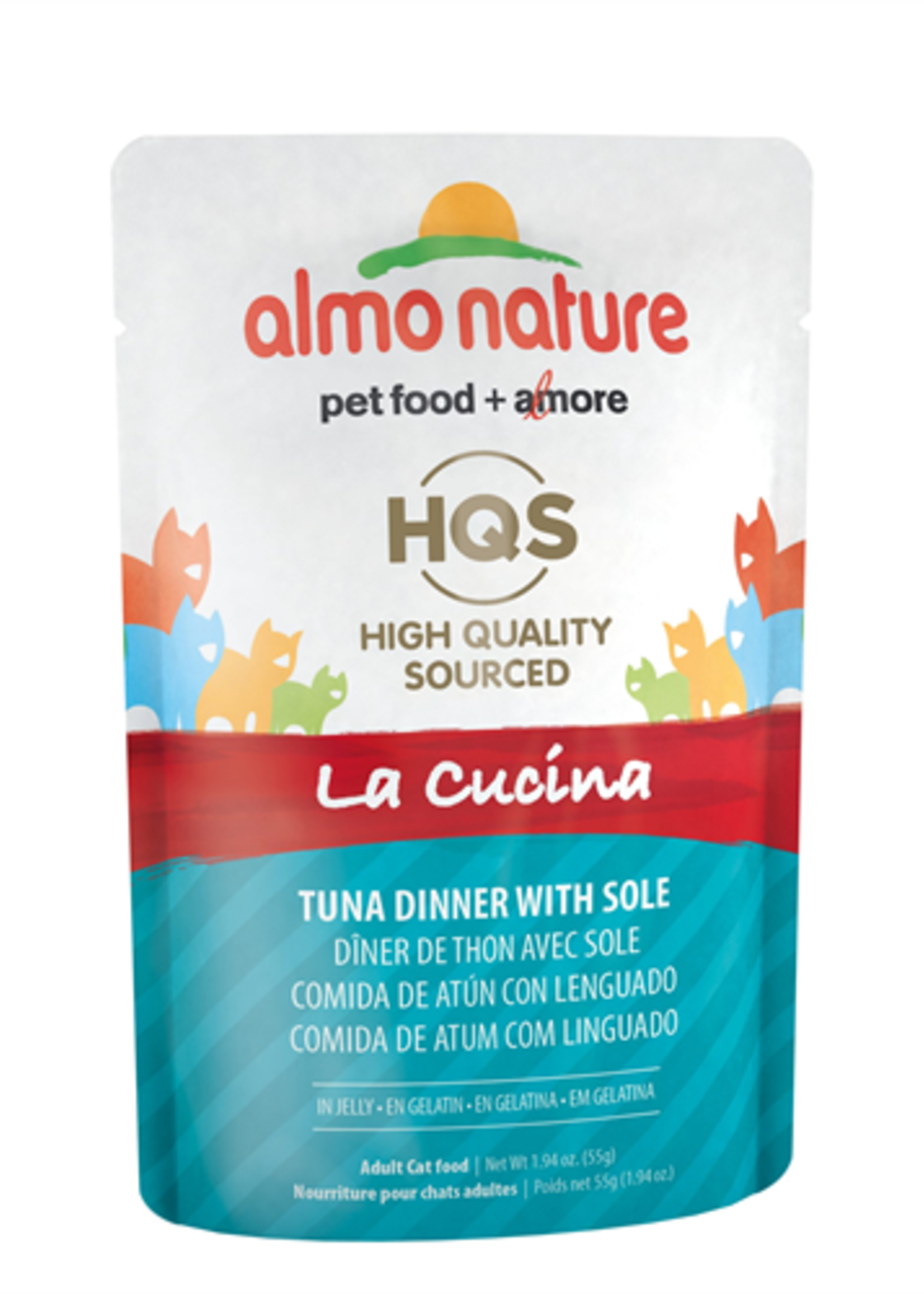 Almo Nature© Almo Nature HQS La Cucina Tuna Dinner with Sole in Jelly 55g