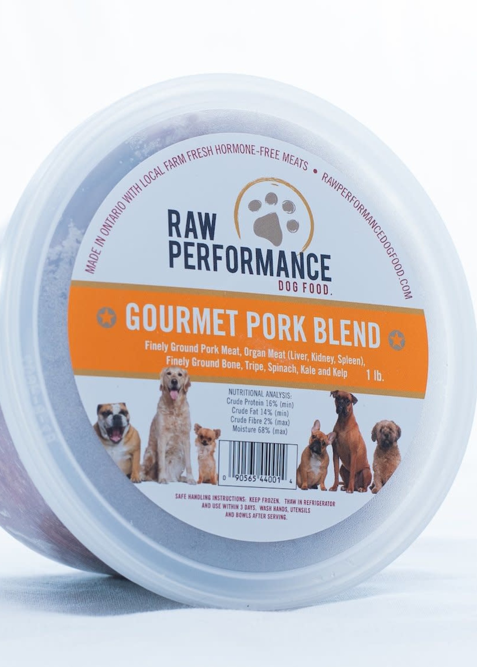 Raw Performance Raw Performance Gourmet Pork Blend 1lb