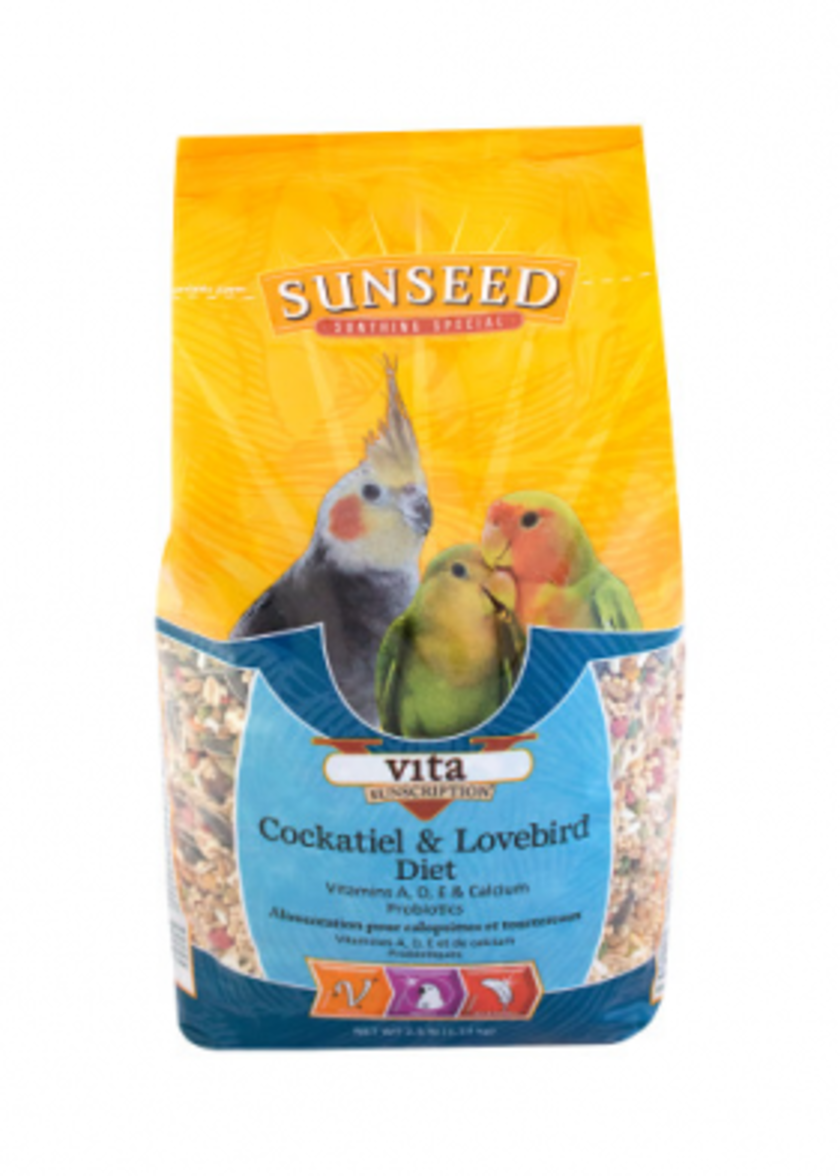 Sunseed® Sunseed® Vita Sunscription® Cockatiel & Lovebird Diet 2.5lbs