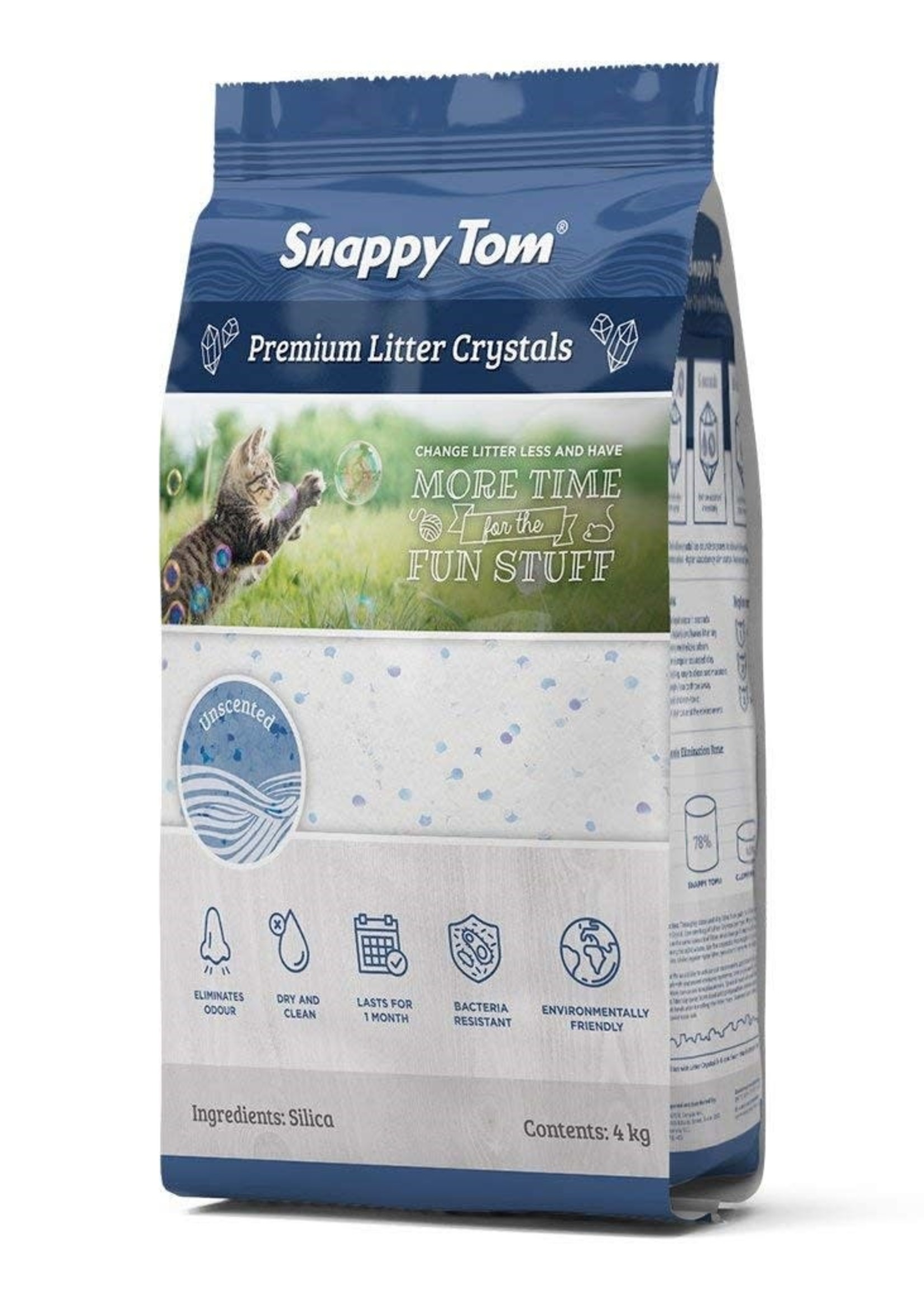 Snappy Tom© Snappy Tom© Crystal Litter Unscented 4kG