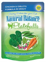 Natural Balance® NB CAT POUCH PLATEFULLS CHICKEN&GIBLETS 3oz