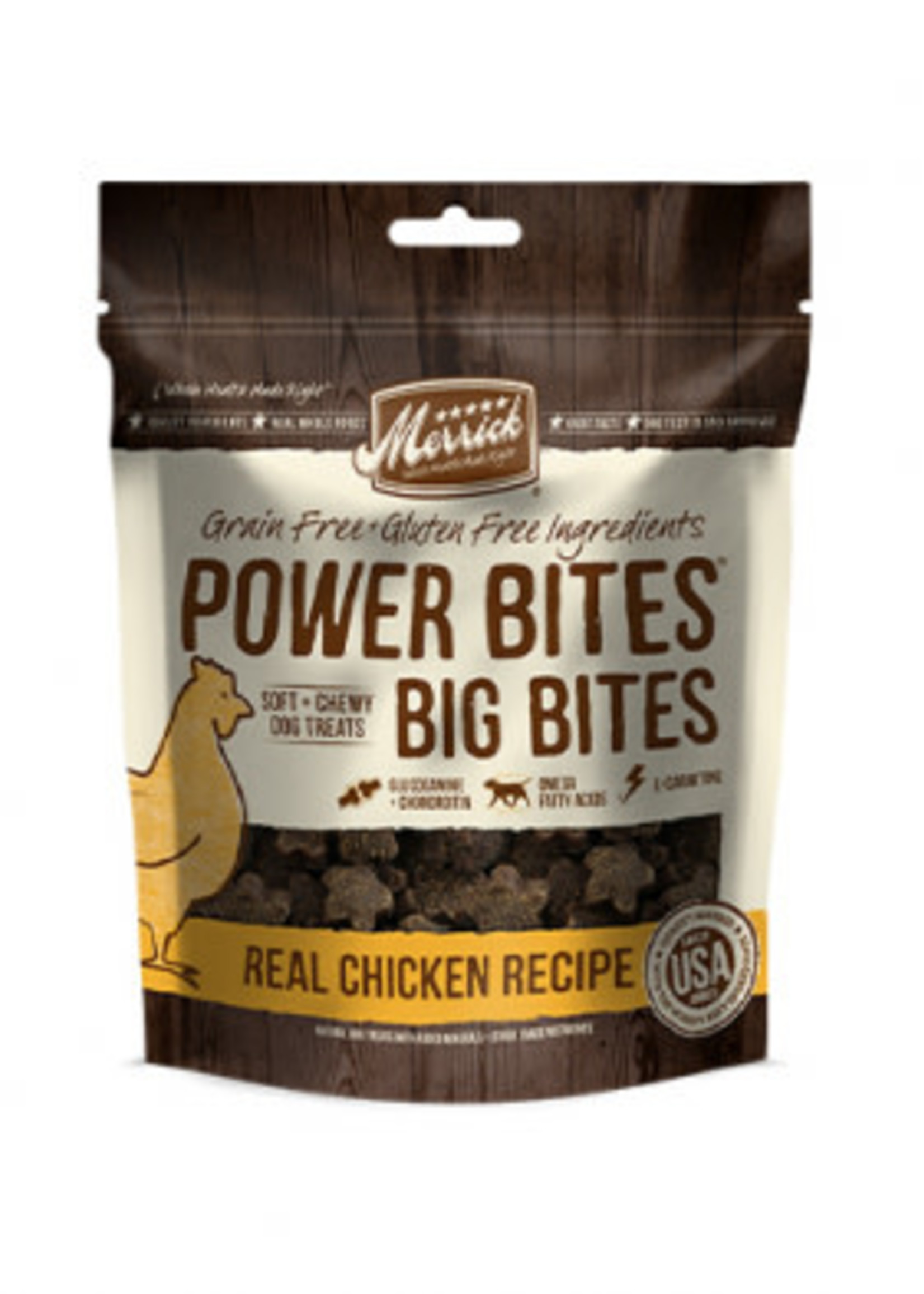 Merrick® Merrick Power Bites® Big Bites Real Chicken Recipe 6oz