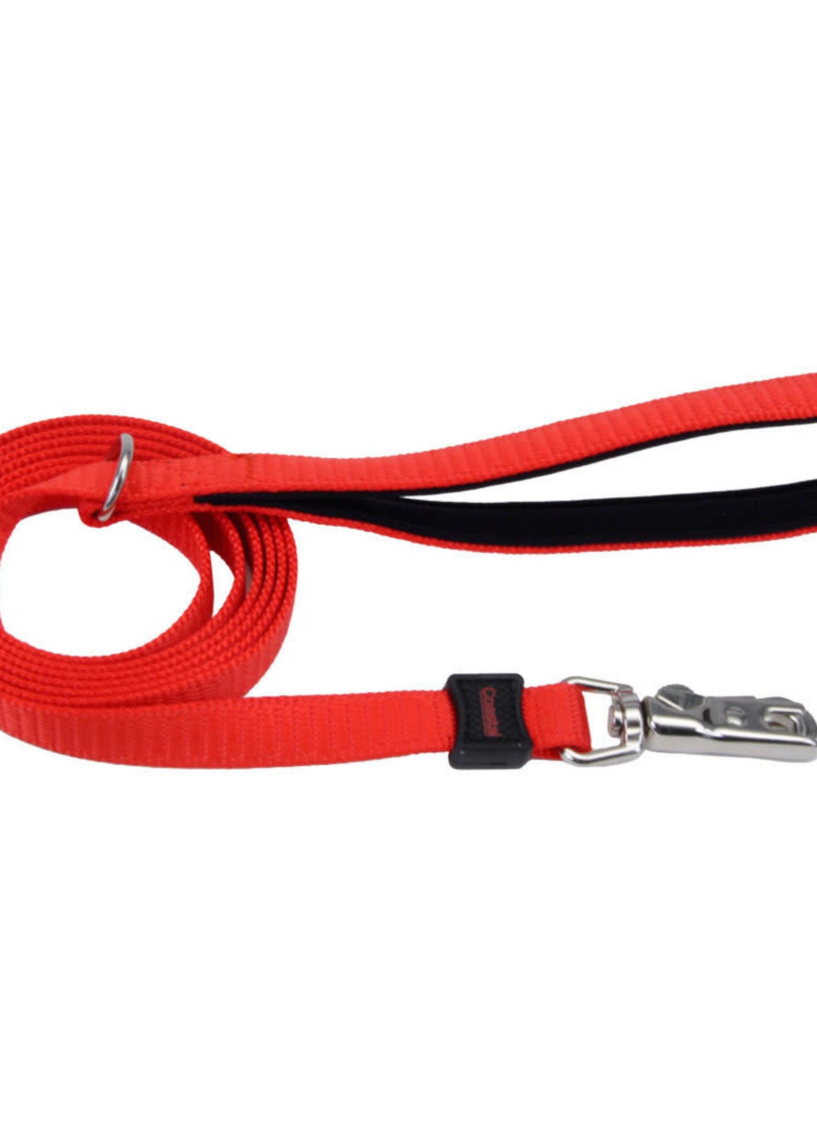 Coastal® Inspire Neoprene Leash 1"x6' Red
