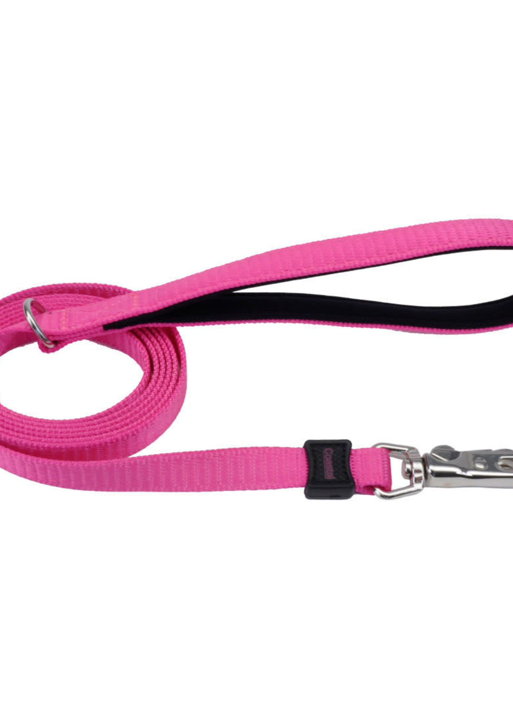 Coastal® Inspire Neoprene Leash Pink  5/8"x6'