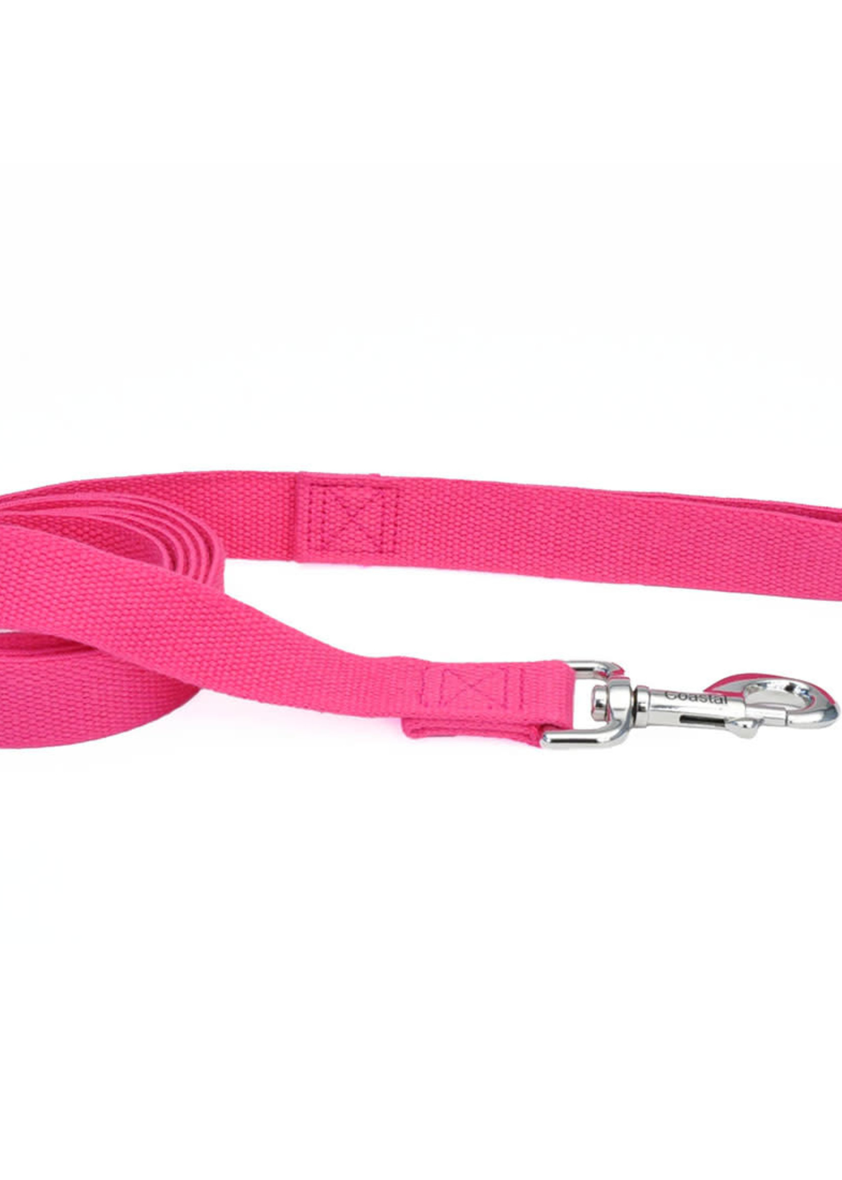 Coastal® New Earth Soy Leash Fuchsia 5/8"x6'