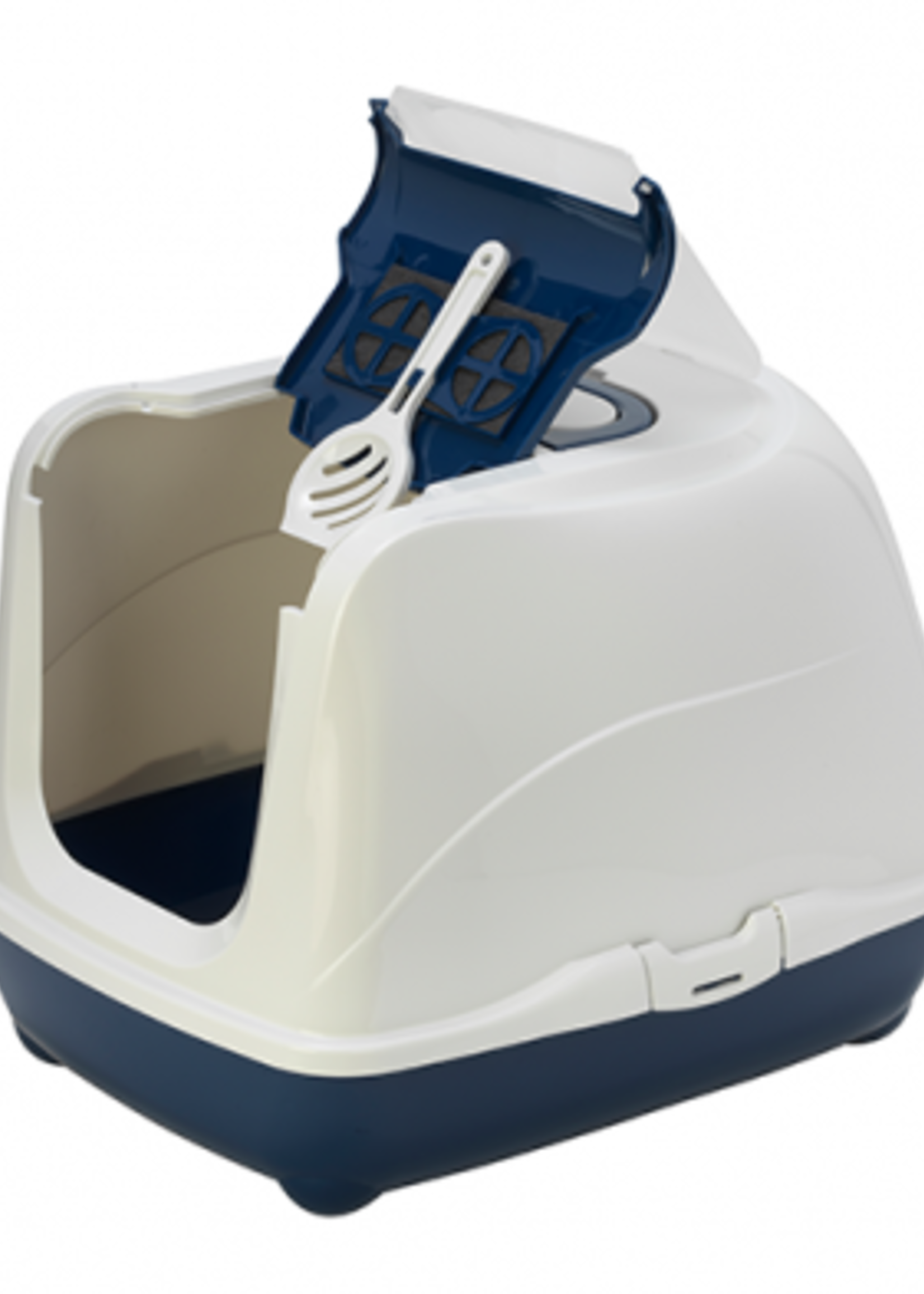 Moderna® Moderna Flip Cat Closed Litter Box Jumbo Blue