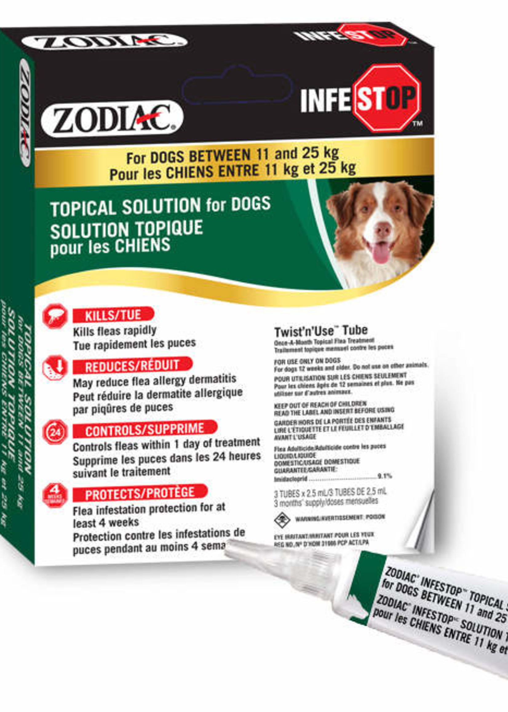 Zodiac® Zodiac® Infestop™ for Dogs between 11-25kG