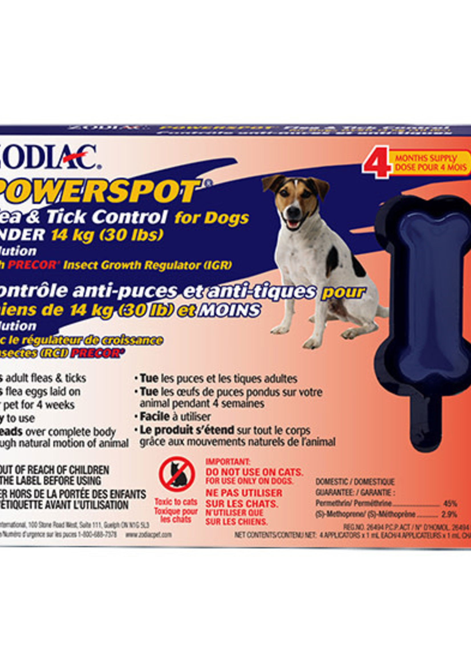 Zodiac® Zodiac® PowerSpot® Flea & Tick Control for Dogs Under 14 kg