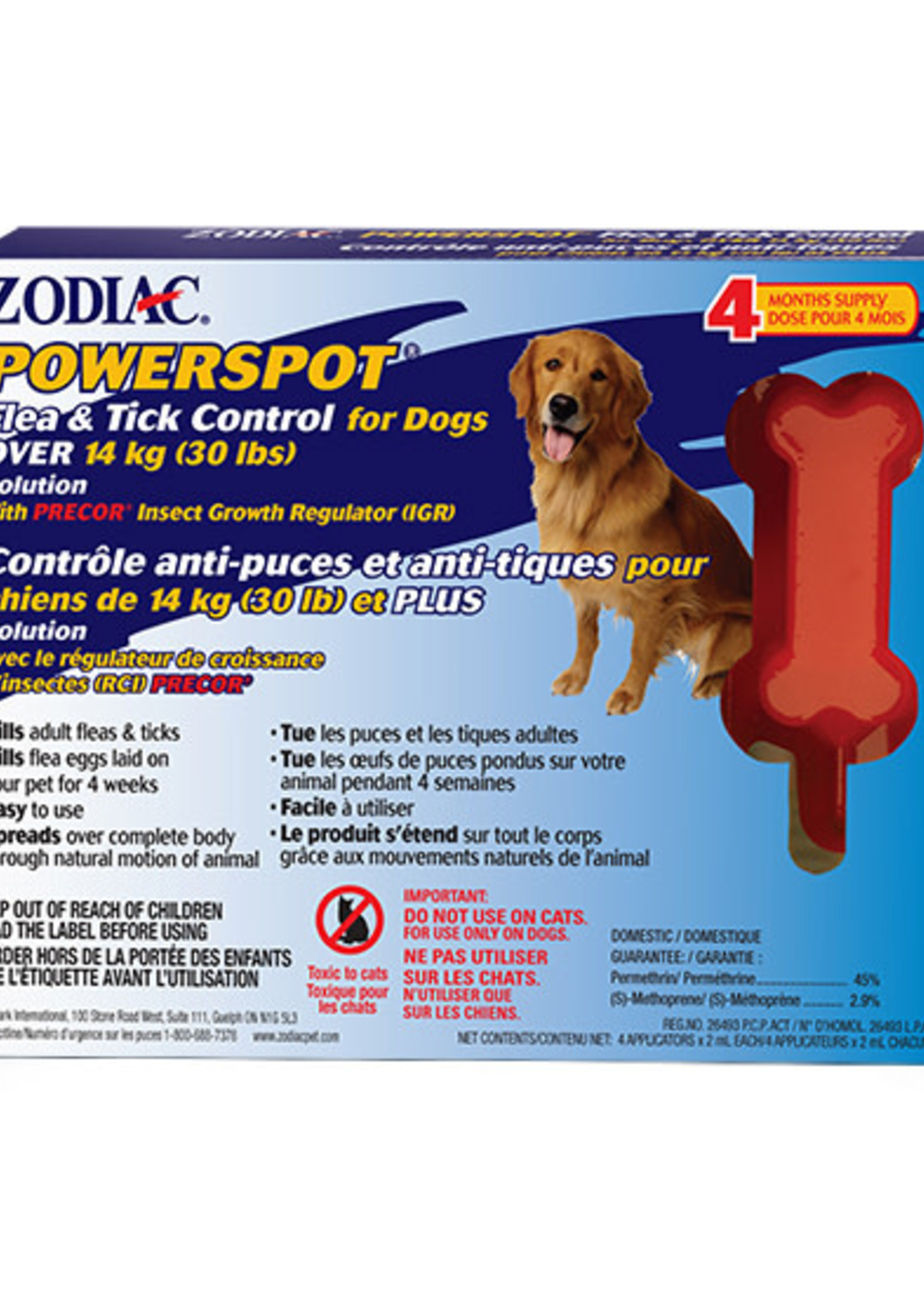 Zodiac® Zodiac® PowerSpot® Flea & Tick Control for Dogs Over 14 kg
