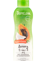 TropiClean® Papaya & Coconut Luxury 2 -In-1 Shampoo & Conditioner 20oz