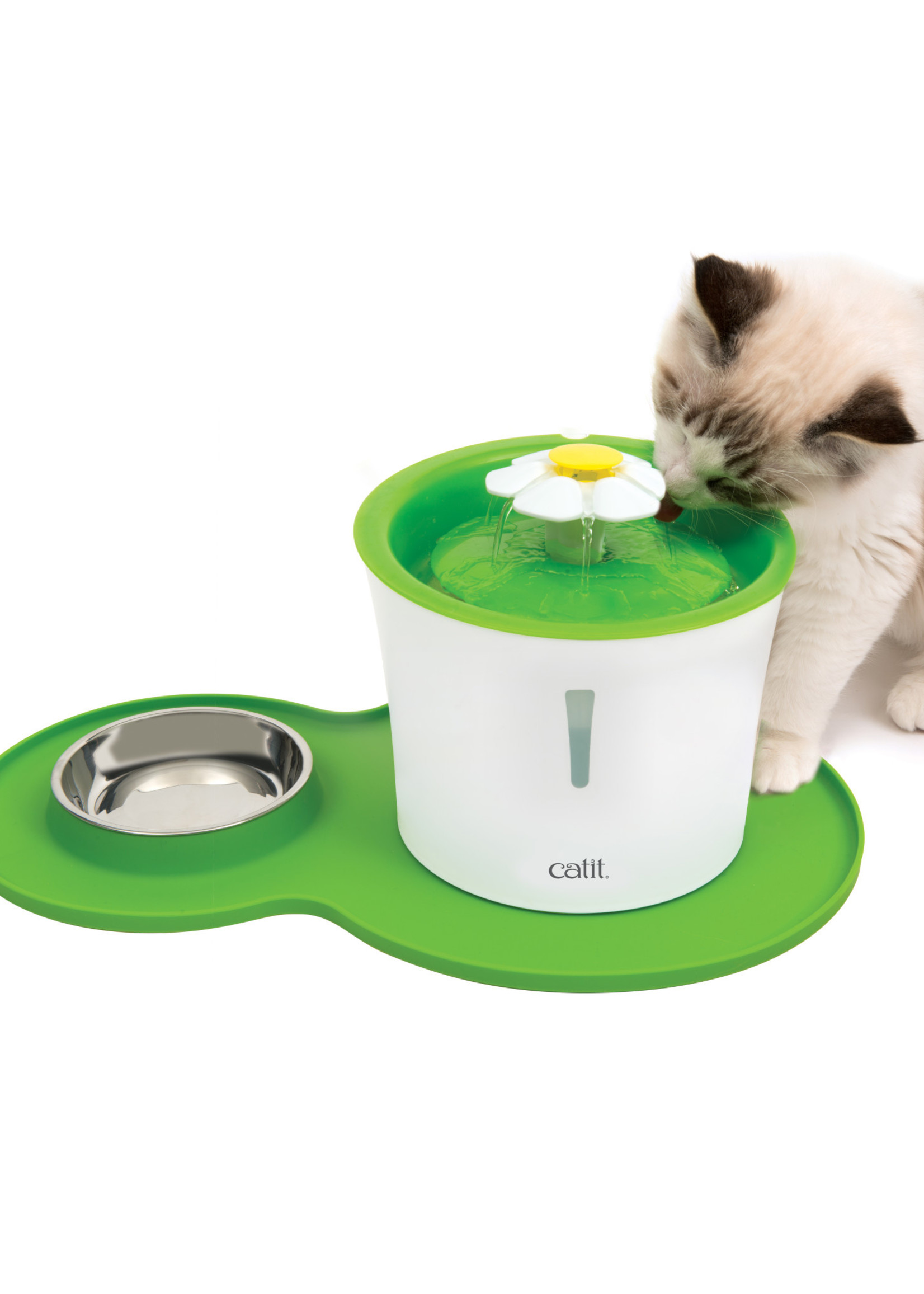 Catit® Catit® Flower Fountain and Peanut Placemat Combo 3L