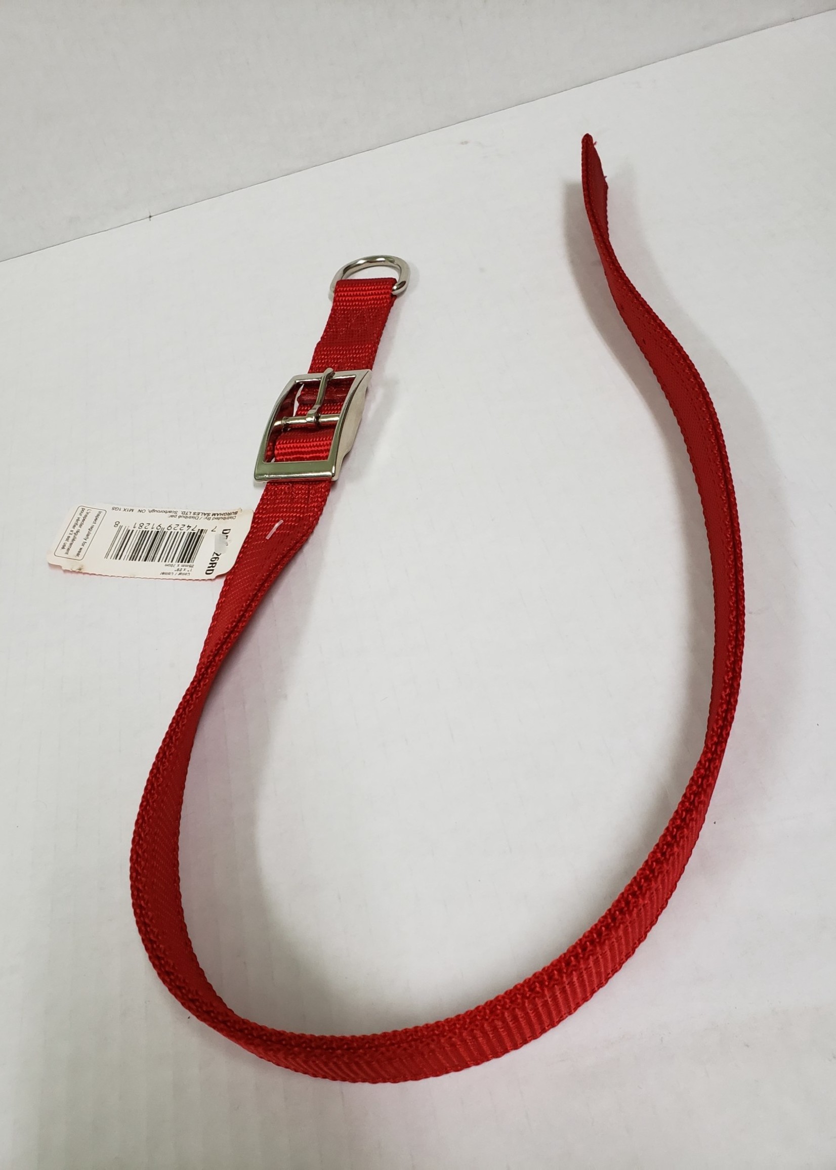 AK-9 AK-9 D-Ring  Belt Collar 30" Red