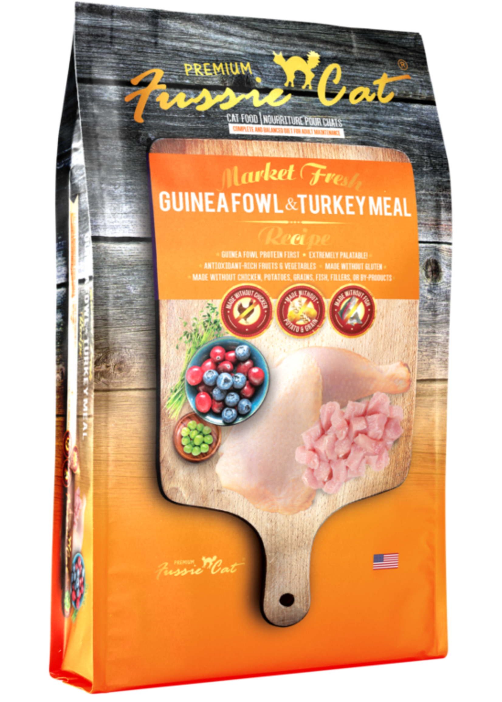 Fussie Cat® Fussie Cat Market Fresh Guinea Fowl & Turkey Meal Recipe