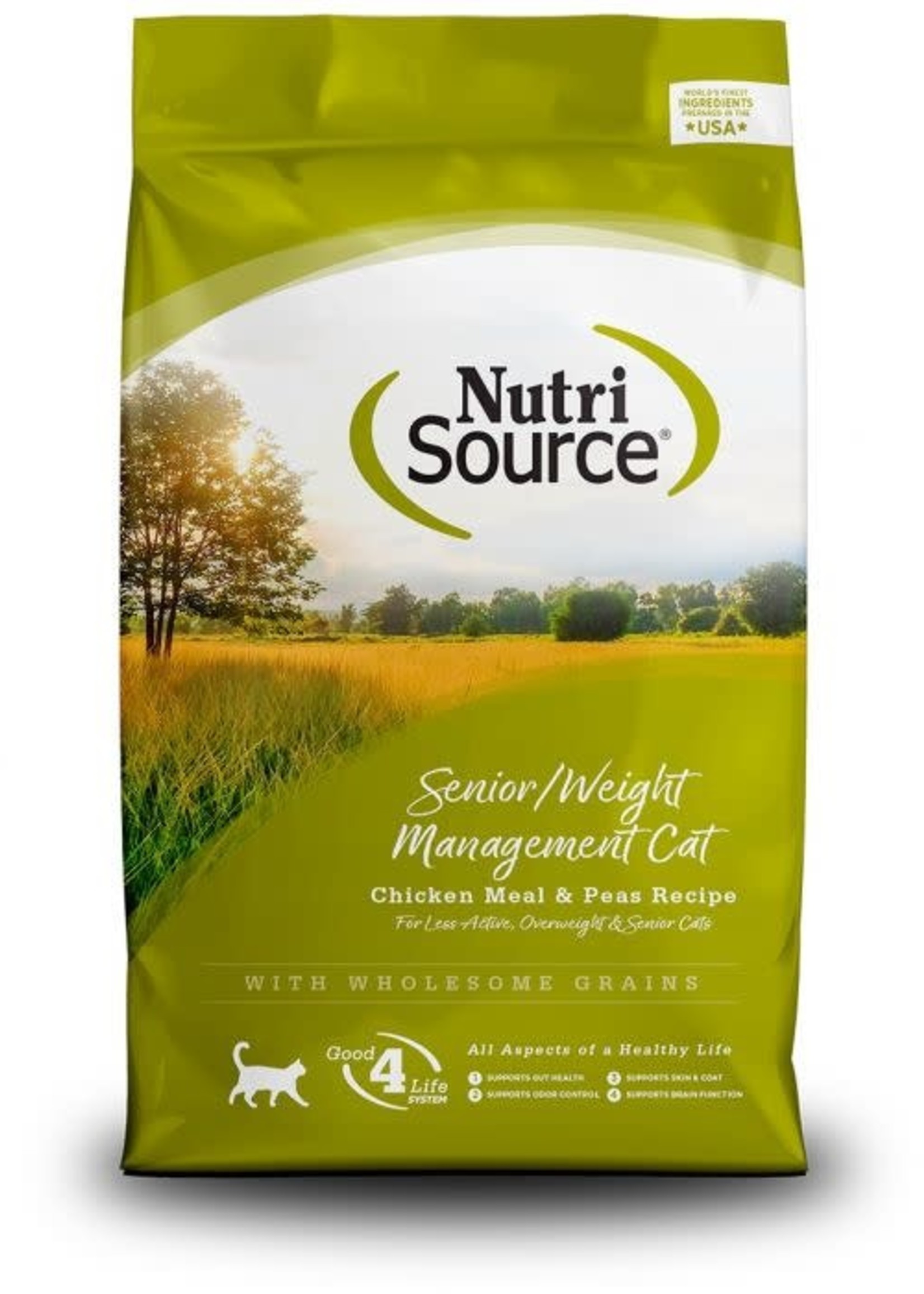 Nutri Source® Nutri Source Senior/Weight Management Chicken Meal & Pea Recipe 6.6lbs