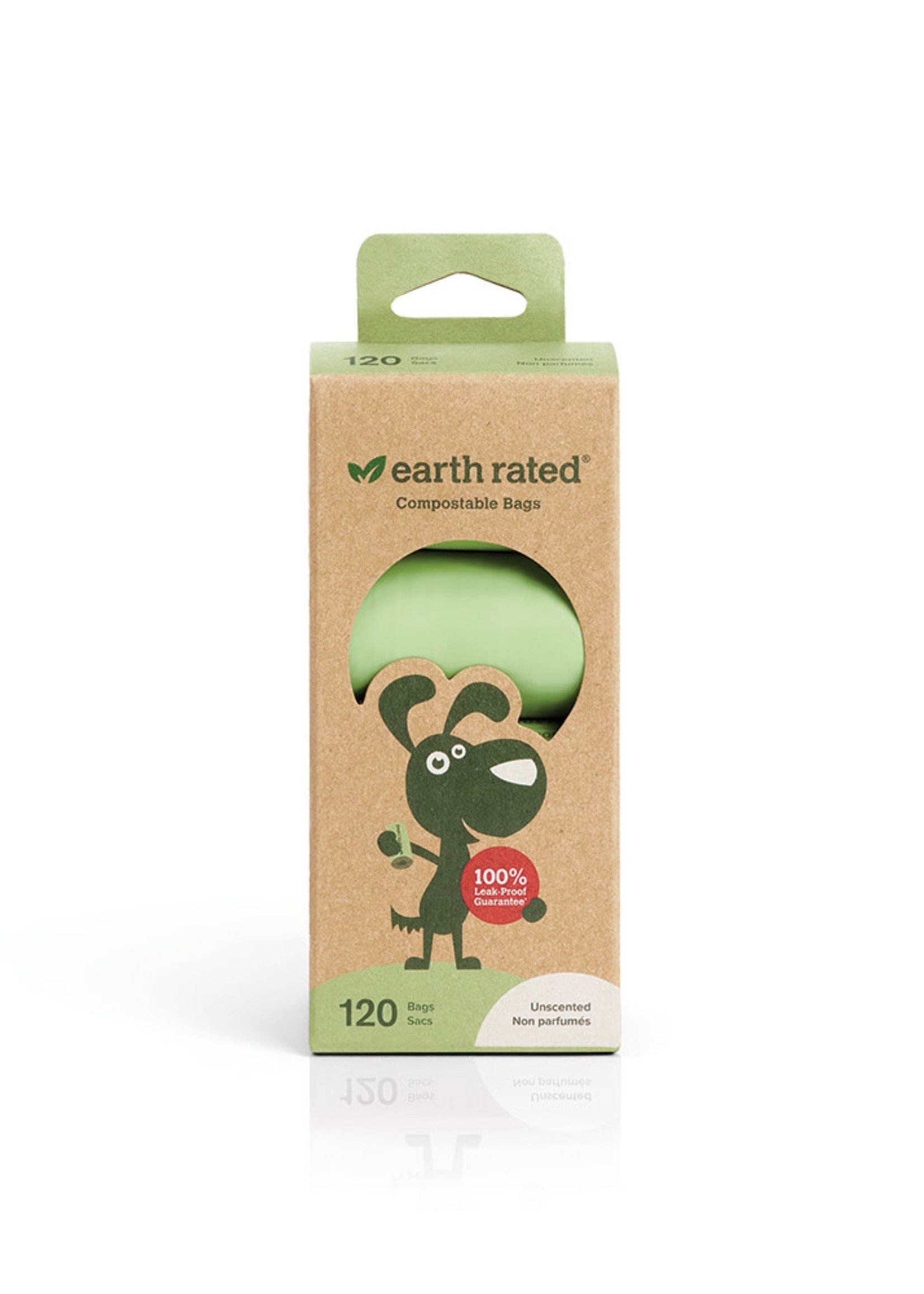 Earth Rated® Earth Rated® 120 Certified Compostable Bags on 8 Refill Rolls