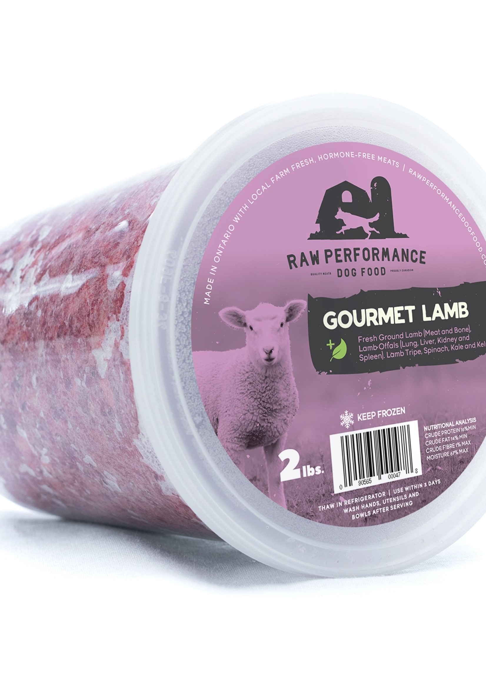 Raw Performance Raw Performance Gourmet Lamb 2lbs
