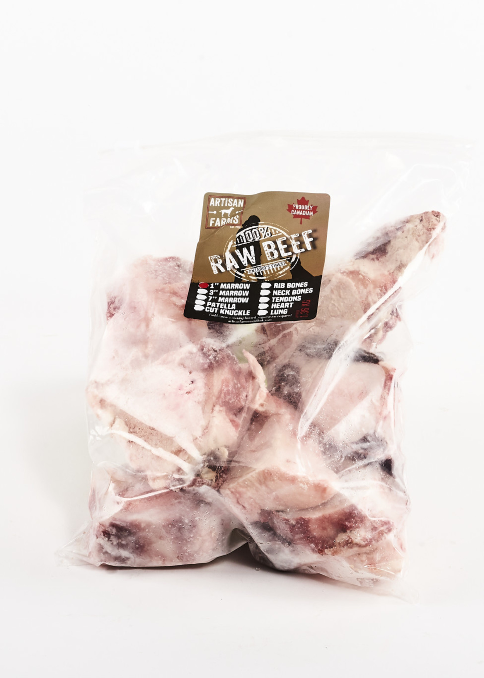 Artisan Farms® Artisan Farms Frozen 1" Marrow Bones 3lbs