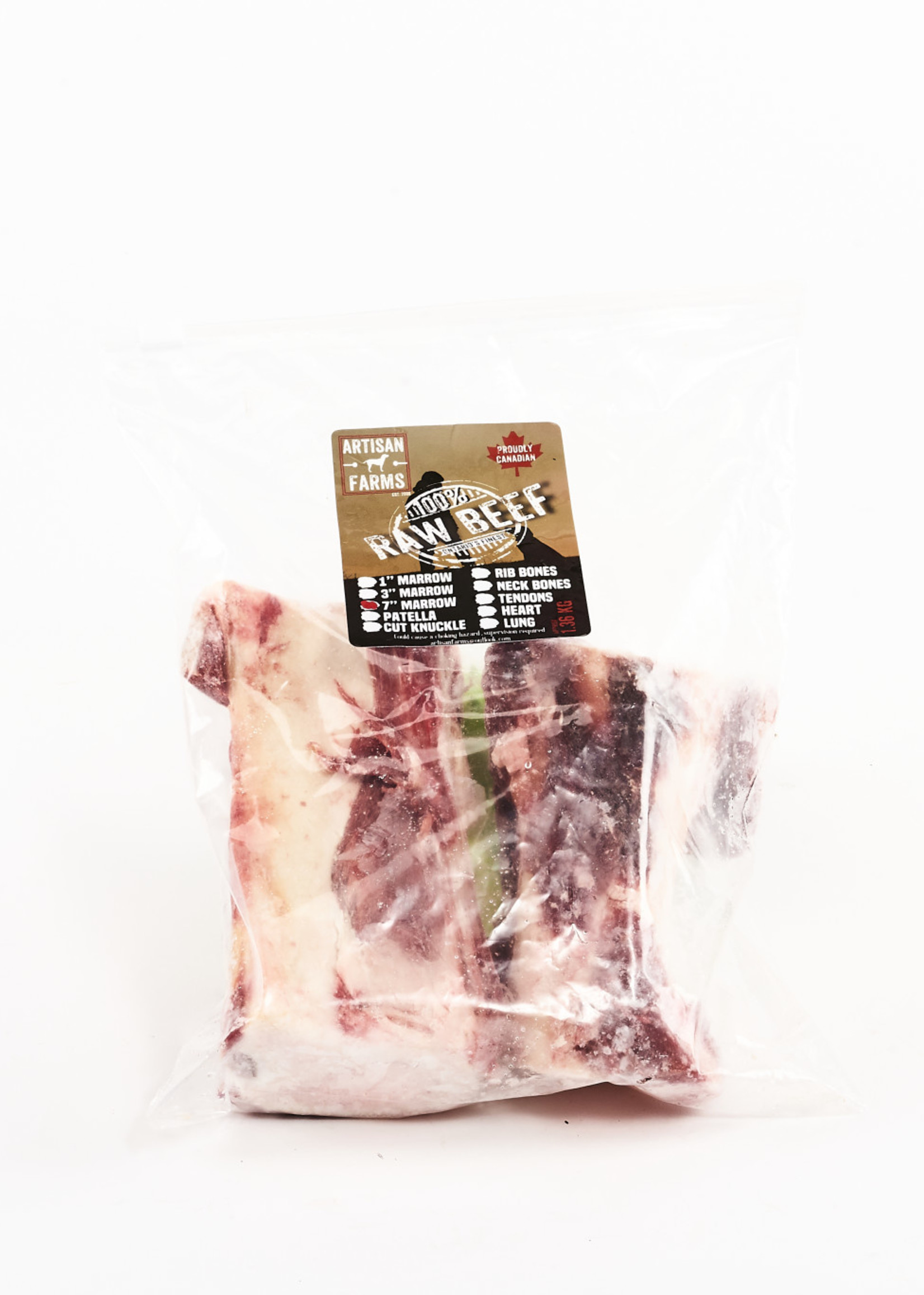 Artisan Farms® Artisan Farms Frozen 7" Marrow Bones 3lbs