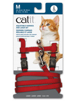 Catit® Adjustable Nylon Harness & Leash Set Medium