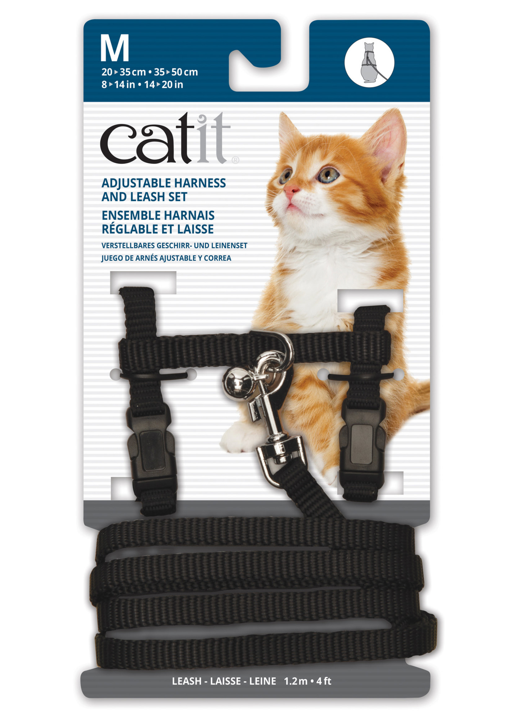 Catit® Catit® Adjustable Nylon Harness & Leash Set Medium