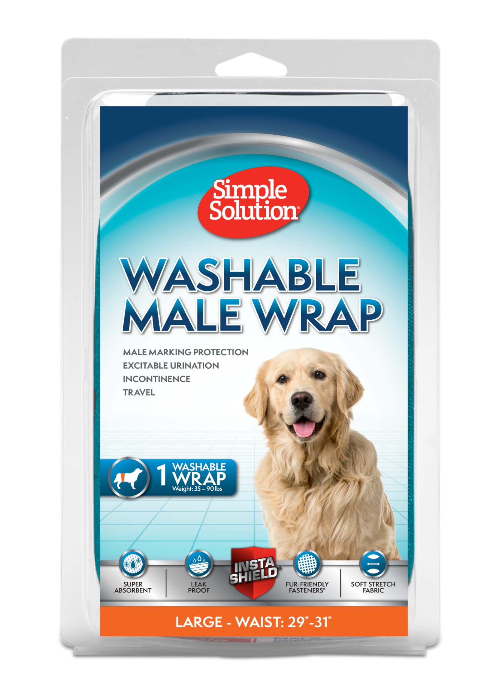 Simple Solution® Simple Solution Washable Male Wrap Large