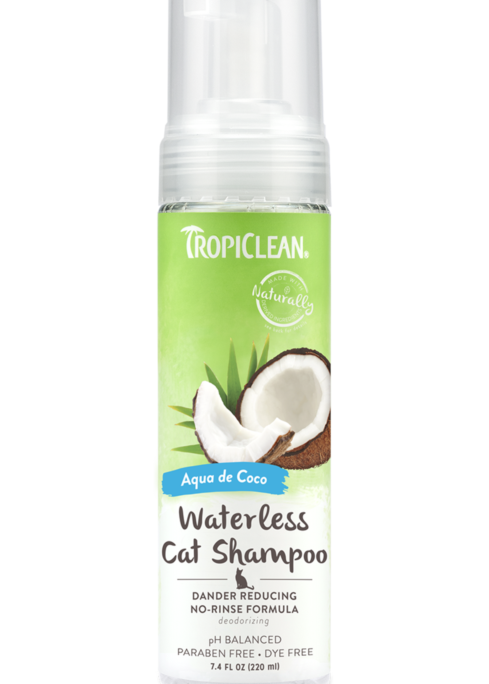 TropiClean® TropiClean Aqua de Coco Dander Reducing Waterless Shampoo 7.5oz