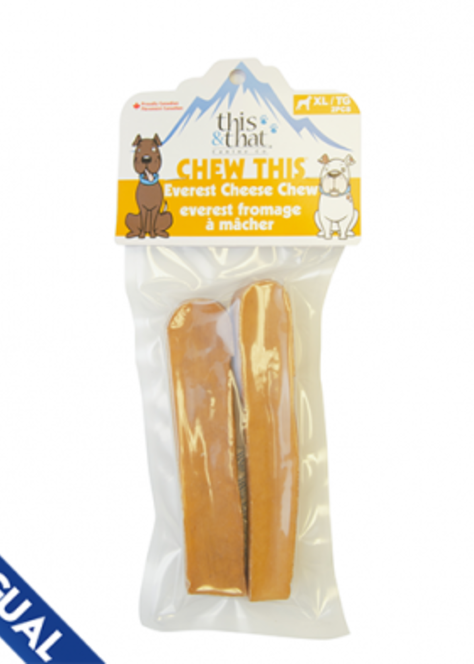 This&that® This&that® EVEREST™ Cheese Chew  X-Large 2pk