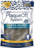 ProDen PlaqueOff® Dental Care Bones Mini Blueberry 12oz